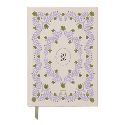 Papier Italian Summer A5 Weekly Hard Cover Dusty Sage Planner 2026